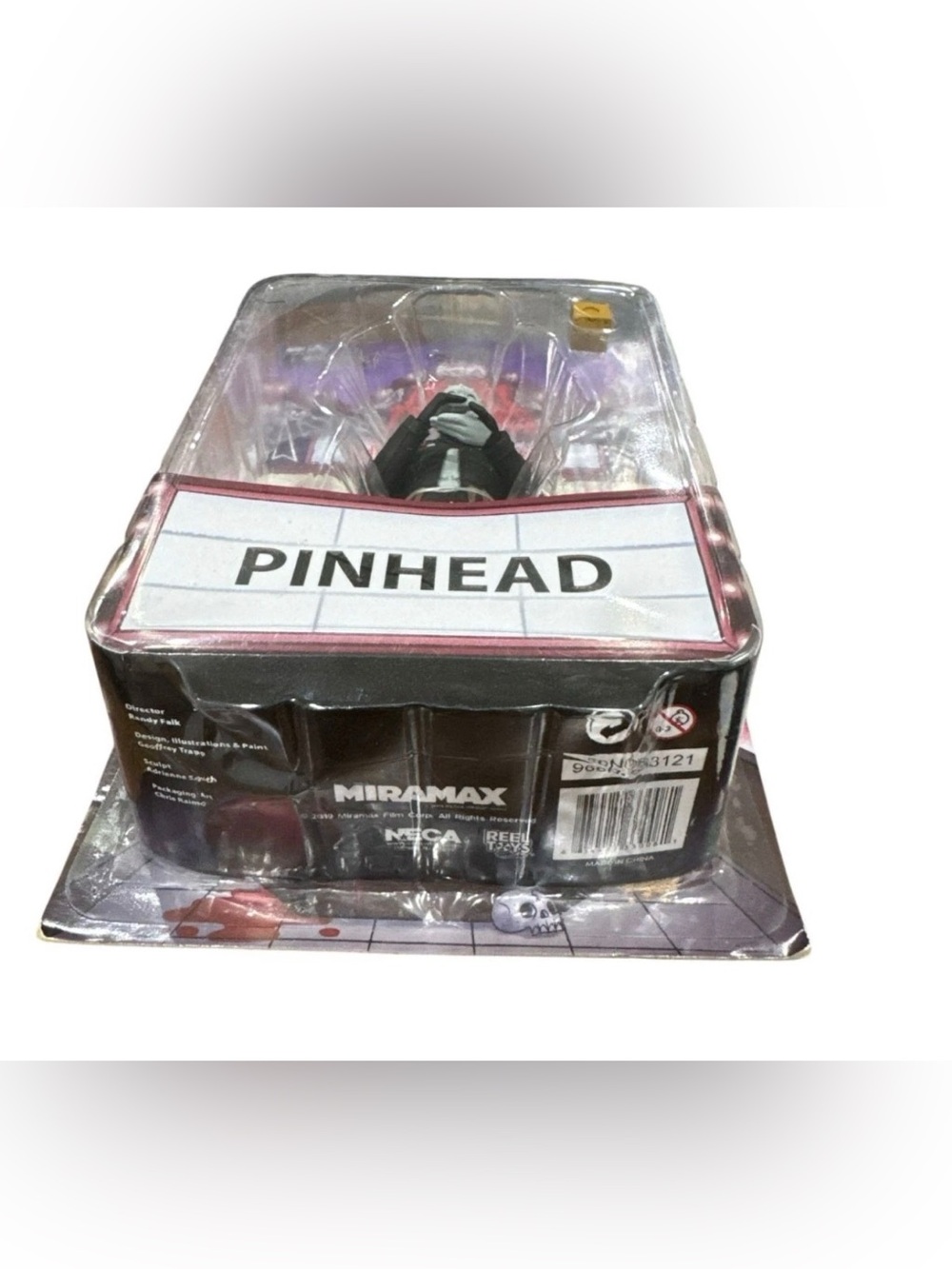 Pinhead Collectible Figure - Miramax Packaging - Black & Purple